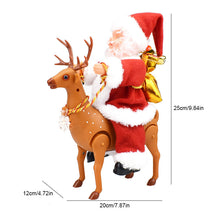 Load image into Gallery viewer, 🎅Electric Chimney Climbing Santa Claus Musical Toys🎄