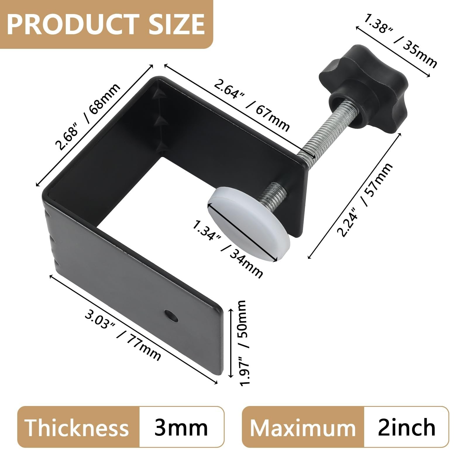 SAKER® Drawer Panel Installation Fixing Clips