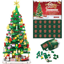 Load image into Gallery viewer, 2024 Christmas Tree Building Toy Set