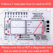 Load image into Gallery viewer, ECG 7 Step Ruler