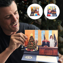 Load image into Gallery viewer, Pop Up Christmas Card with Light &amp; Sound