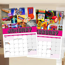 Load image into Gallery viewer, Back to the 80’s - 2025 Wall Calendar