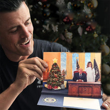 Load image into Gallery viewer, Pop Up Christmas Card with Light &amp; Sound