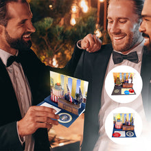 Load image into Gallery viewer, Pop Up Christmas Card with Light &amp; Sound