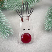 Load image into Gallery viewer, Fused Glass Christmas Tree Decoration