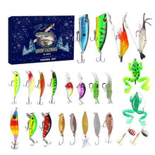 Load image into Gallery viewer, Presale&gt;&gt;24 Days Christmas Countdown Fish Tackle Set