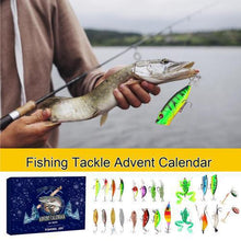 Load image into Gallery viewer, Presale&gt;&gt;24 Days Christmas Countdown Fish Tackle Set