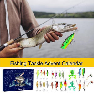 Presale>>24 Days Christmas Countdown Fish Tackle Set