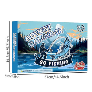 24 Days Christmas Countdown Fish Tackle Set