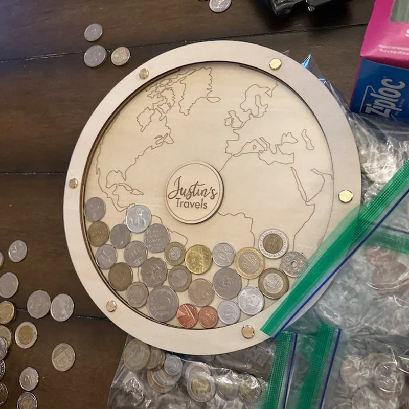 Personalized Coin Box Travel Gift