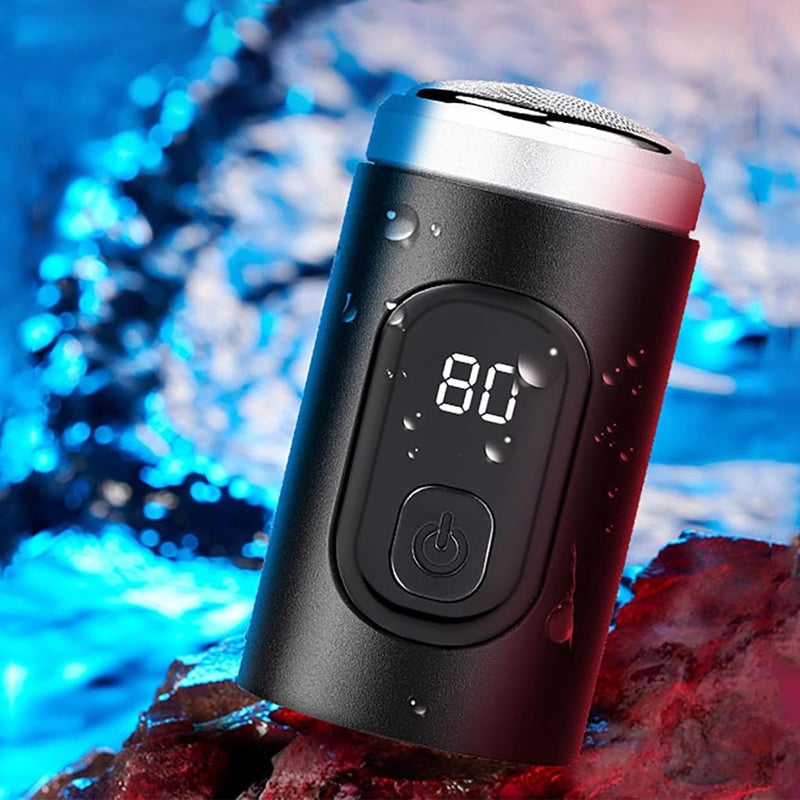 Mini Portable Rechargeable Shaver with Digital Display