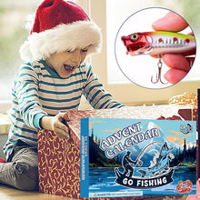 Load image into Gallery viewer, 24 Days Christmas Countdown Fish Tackle Set