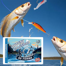 Load image into Gallery viewer, 24 Days Christmas Countdown Fish Tackle Set