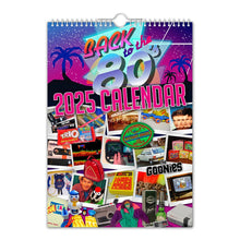 Load image into Gallery viewer, Back to the 80’s - 2025 Wall Calendar