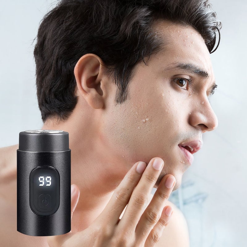 Mini Portable Rechargeable Shaver with Digital Display