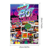 Load image into Gallery viewer, Back to the 80’s - 2025 Wall Calendar