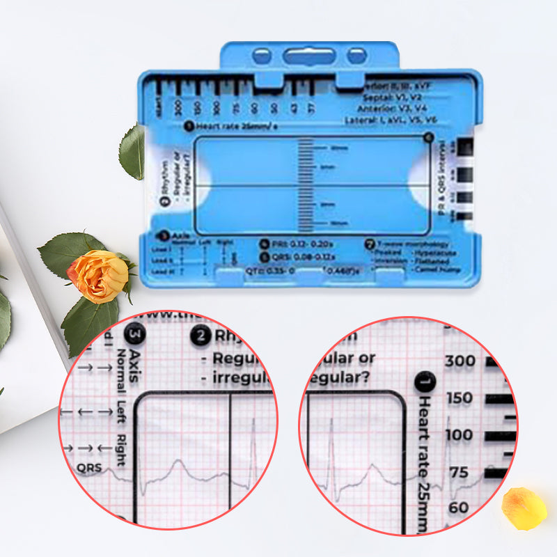 ECG 7 Step Ruler