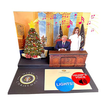 Load image into Gallery viewer, Pop Up Christmas Card with Light &amp; Sound