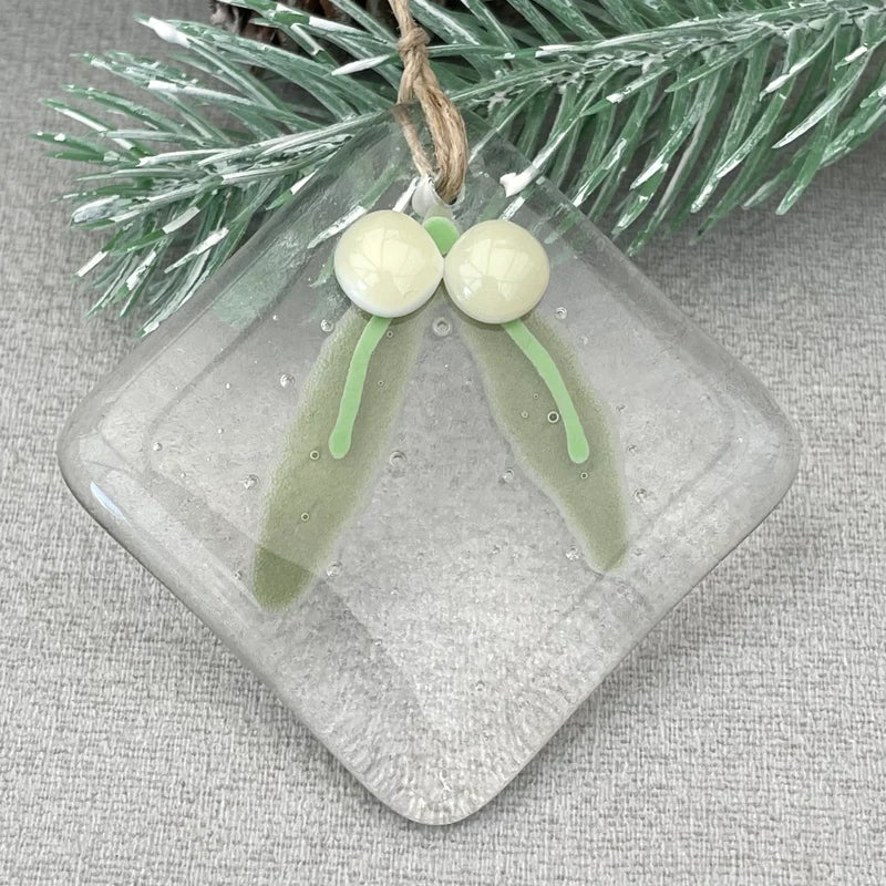 Fused Glass Christmas Tree Decoration