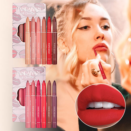 Rotating Sharpenable Matte Lipstick Pencils