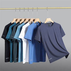 Ice Silk Round Neck T-Shirt