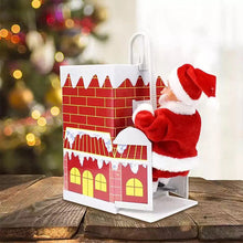 Load image into Gallery viewer, 🎅Electric Chimney Climbing Santa Claus Musical Toys🎄