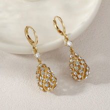 Load image into Gallery viewer, Fashion Diamond Water-Drop Earrings