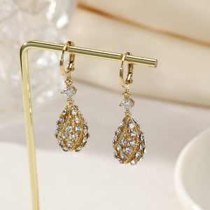 Fashion Diamond Water-Drop Earrings