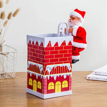 Load image into Gallery viewer, 🎅Electric Chimney Climbing Santa Claus Musical Toys🎄