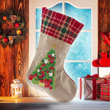 Load image into Gallery viewer, 5D Diamond Painting Xmas Rhinestone Sock Embroidery Mosaic Gift Bag