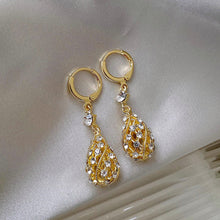 Load image into Gallery viewer, Fashion Diamond Water-Drop Earrings