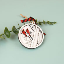 Load image into Gallery viewer, 🐦Handmade Memorial Ornament With Cardinals✨