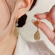 Load image into Gallery viewer, Fashion Diamond Water-Drop Earrings