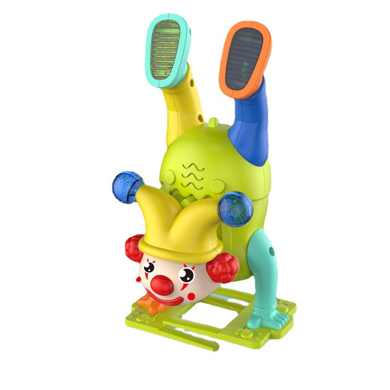 Electric Handstand Clown Toy With Light and Music