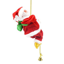 Load image into Gallery viewer, 🎅Electric Chimney Climbing Santa Claus Musical Toys🎄