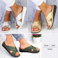 Load image into Gallery viewer, Summer Comfy Plain Peep Toe Casual Slippers