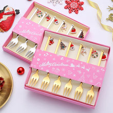 Load image into Gallery viewer, Christmas Decorations for Home - Christmas Metal Spoon Gift Set