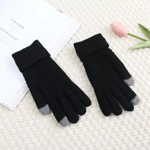 Jacquard Thick Touch Screen Gloves