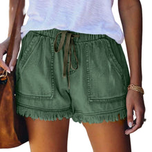 Load image into Gallery viewer, Women&#39;s Casual Denim Shorts With Pockets Cotton Jeans Shorts