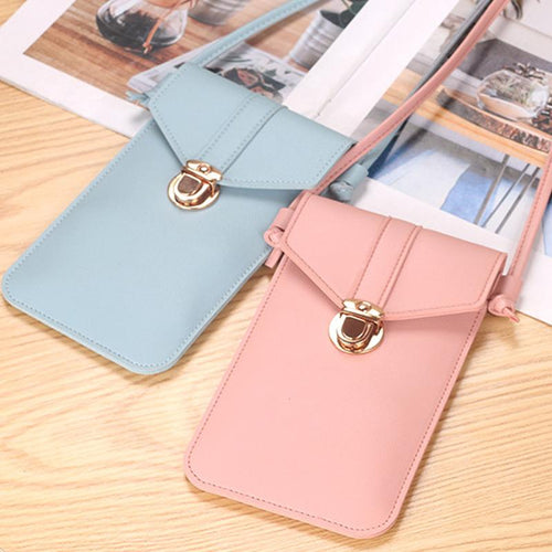 Touchable PU Leather Change Bag