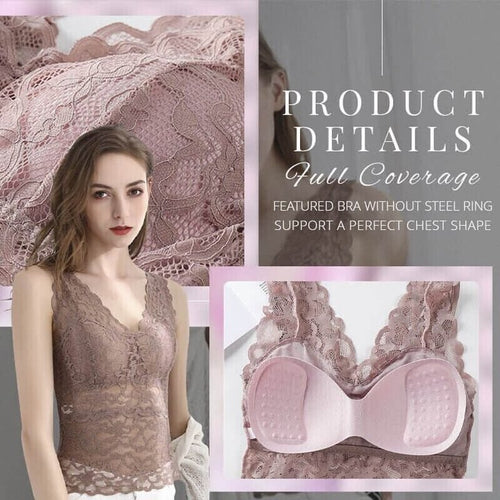 Lace Vest With Breast Pads