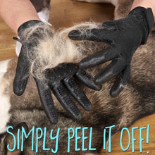 Load image into Gallery viewer, Pet Grooming Gloves For Cats, Dogs &amp; Horses - ( 1 pair )