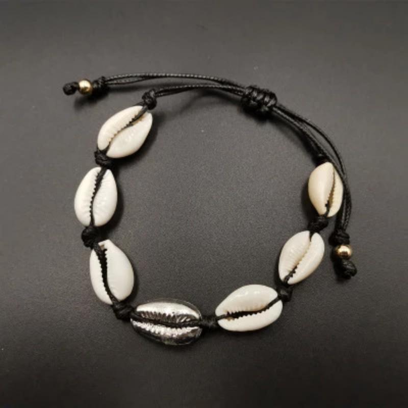 Women Cowrie Shell Bracelets Delicate Rope Chain Bracelet