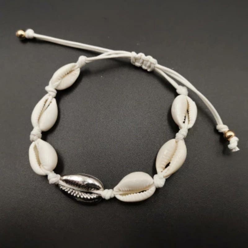 Women Cowrie Shell Bracelets Delicate Rope Chain Bracelet