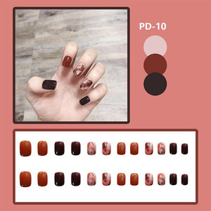 Full Cover Fake Nail Tips (24 PCs)