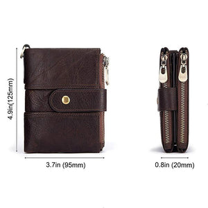 Anti-magnetic Tassel Leather Card Case Coin Purse