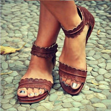 Load image into Gallery viewer, Women Sandals Fashion Flat Roman Shoes