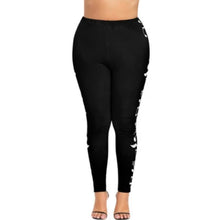 Load image into Gallery viewer, Plus Size High Waist Legging Music Note Print Sport Pants