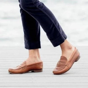 Women Soft Moccasins With Genuine Leather Flats