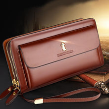 Load image into Gallery viewer, Double Zipper Clutch Wallet for Men